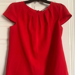 Loft red blouse